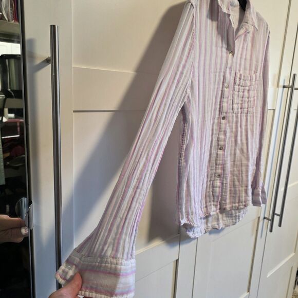 Rails $158 Ellis Gem Stripe Shirt, Top, Button Down, XS - Picture 11 of 12